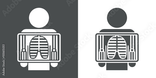 Icono plano rayos x #1
