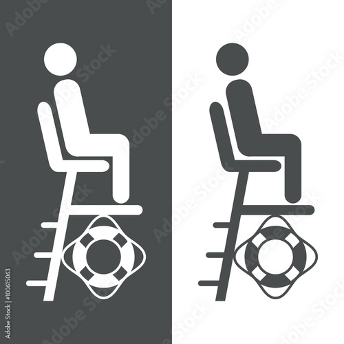Icono plano socorrista #1