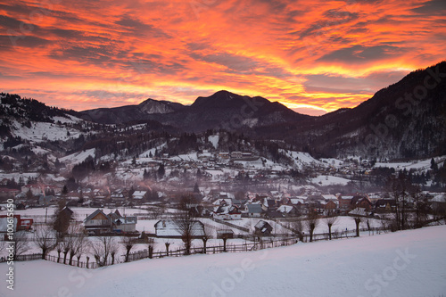 Beautiful Winter Sunrise © alexionutcoman