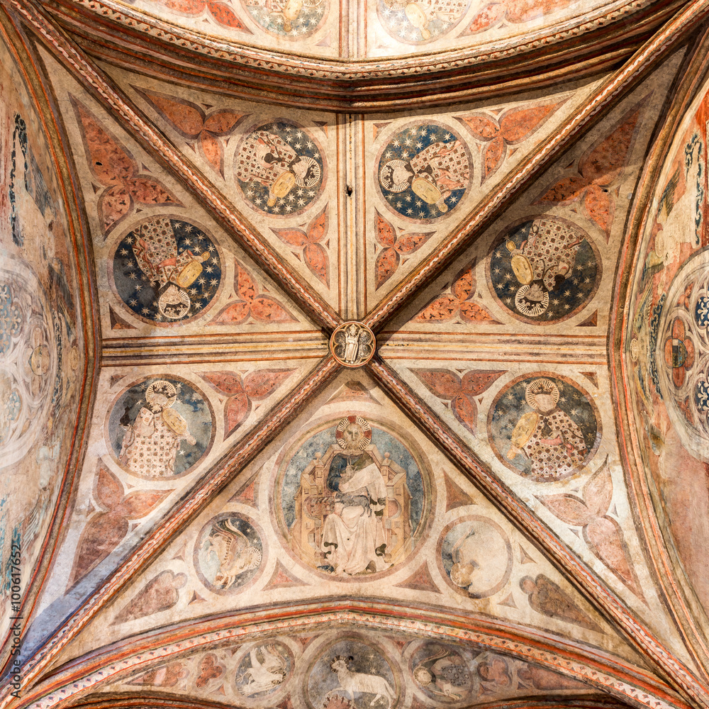 Plafond d'une chapelle Plafond d'une chapelle
