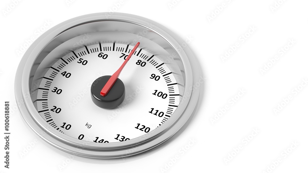 Bathroom scale dial in kilograms, isolated on white background. Bathroom scale dial in kilograms, isolated on white background.