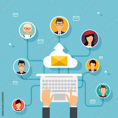 Running campaign, email advertising, direct digital marketing. E