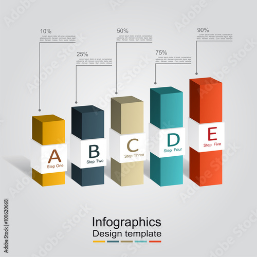 Banner infographic design template. Vector illustration