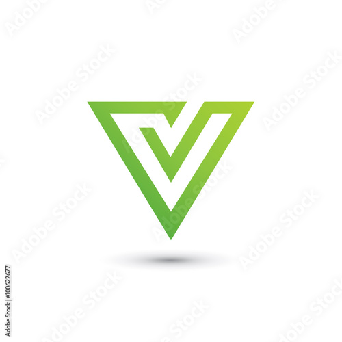 V Green Logo