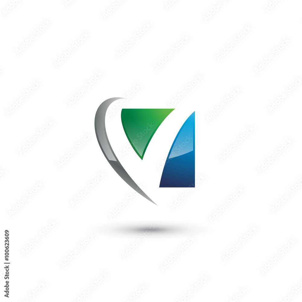 V Square Logo
