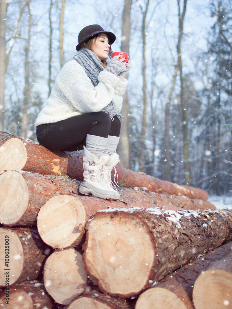 winter logging boots