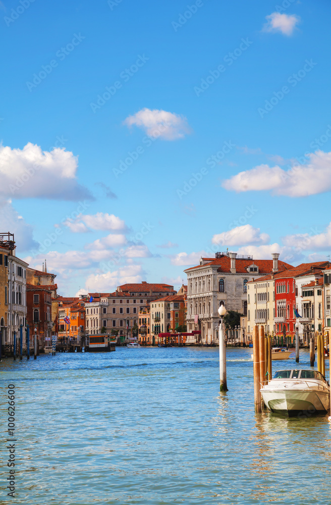Overview of Grand Canal in Venice