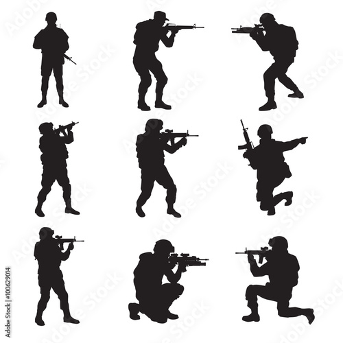 Soldier Silhouettes