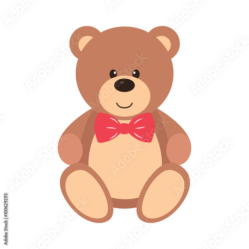 teddy with tie photo