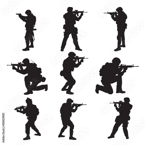 Soldier Silhouettes