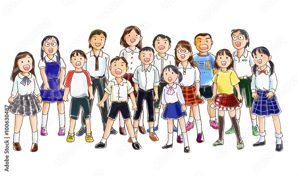 Fototapeta premium 子どもたちの合唱
