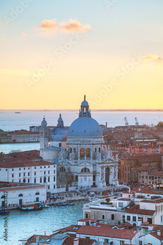 Obraz na płótnie Aerial view of Venice, Italy w salonie