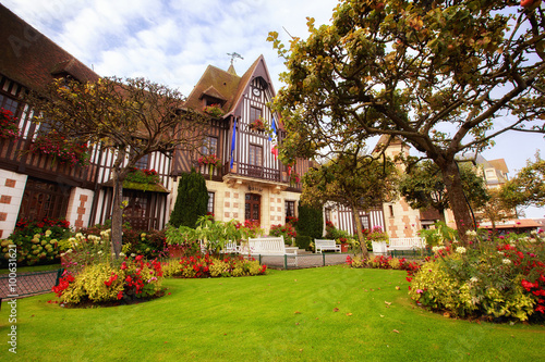 Old City Hall in Deauville, Normandy, France photo