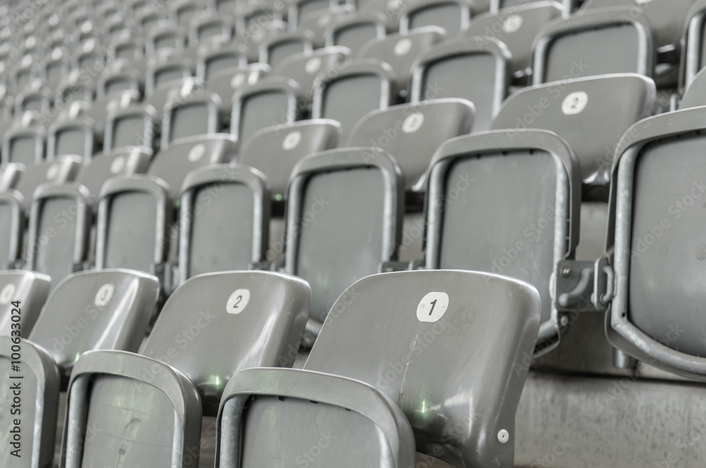 Naklejka premium Empty Stadium