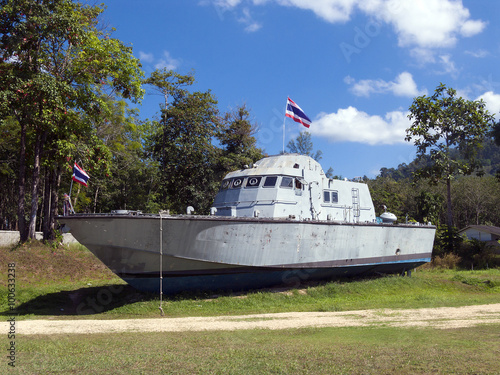 Tsunami Denkmal Polizeiboot 813