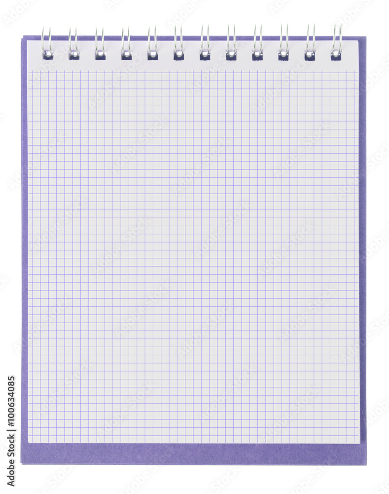 notebook on a white background notebook on a white background