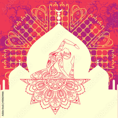 Beautiful card vector