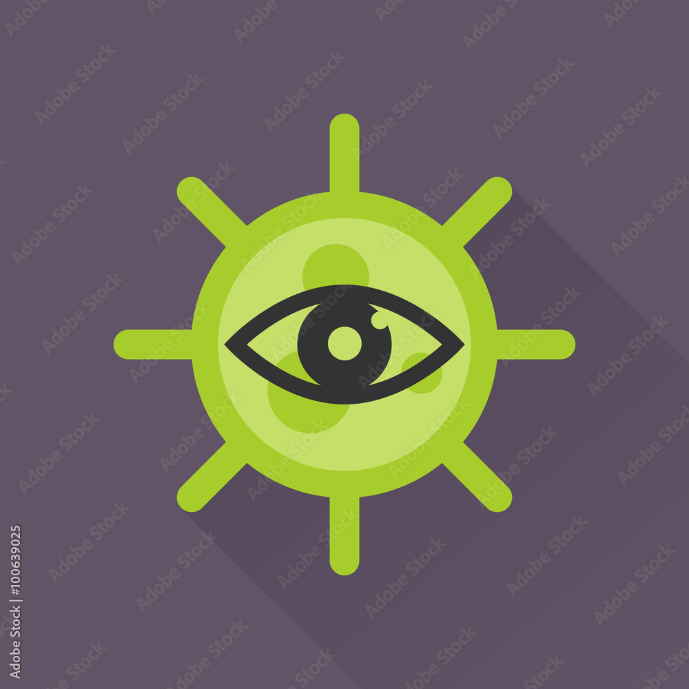 Obraz premium Virus & icon