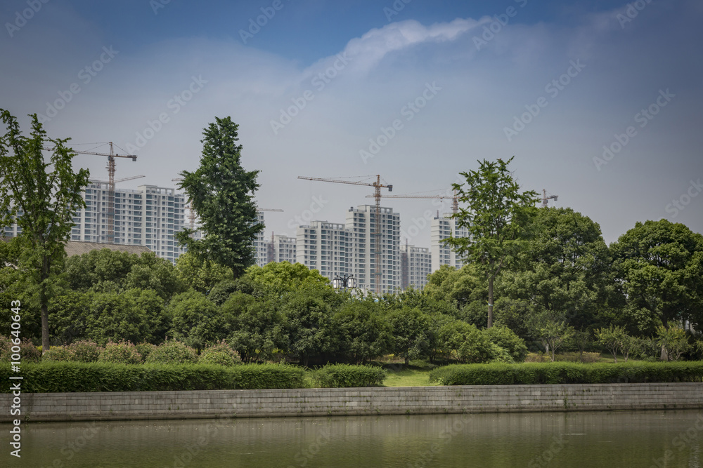 Obraz premium New Housing District