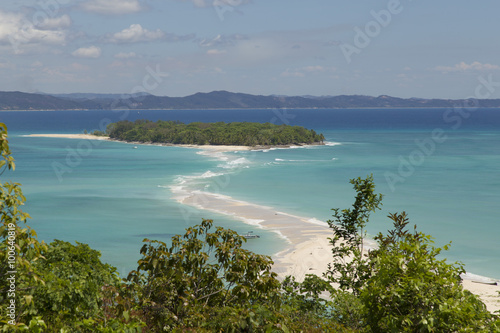 Nosy Iranja tropical beach in Madagascar photo