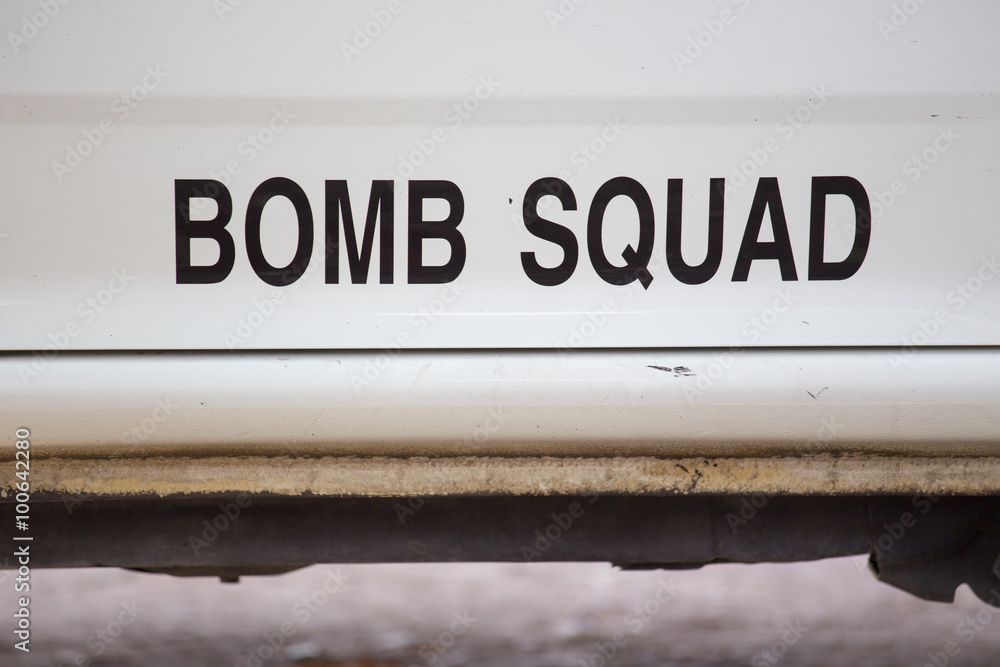 bomb squad - obrazy, fototapety, plakaty 