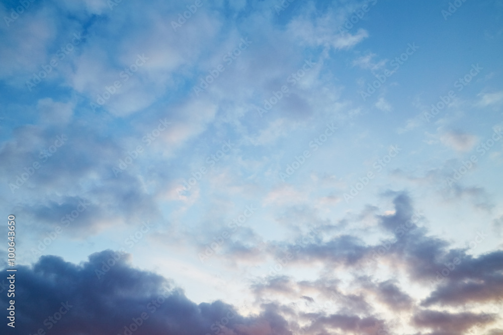 Obraz premium Evening sky