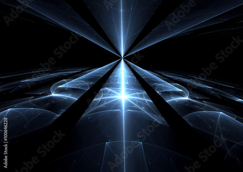 Abstract digitally generated image glass surface