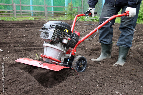 Man working in the garden