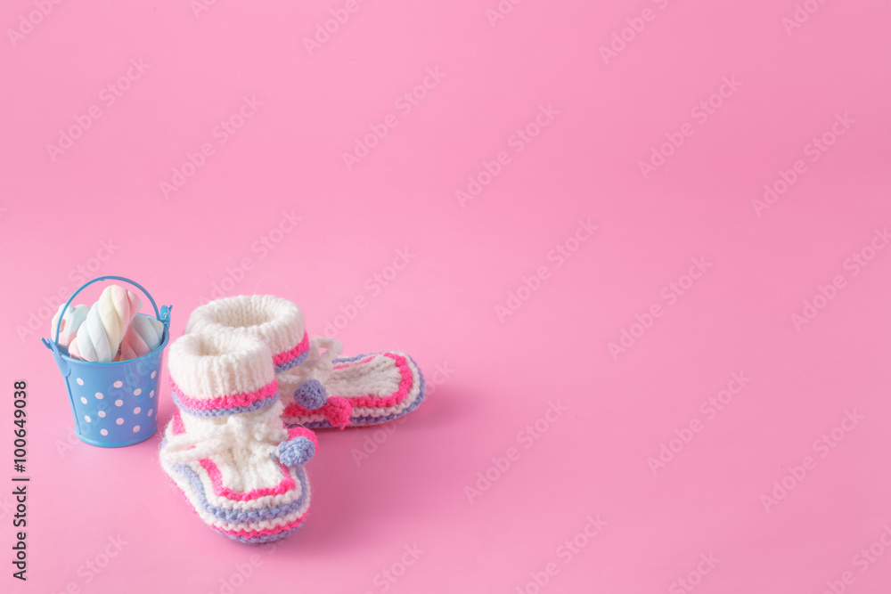 Newborn invitation concept Newborn invitation concept