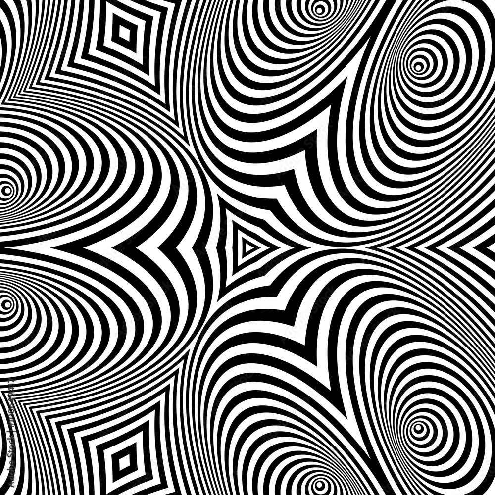 Pattern With Optical Illusion. Abstract Background. Optical Art. 3d Vector Illustration.
Pattern With Optical Illusion. Abstract Background. Optical Art. 3d Vector Illustration.