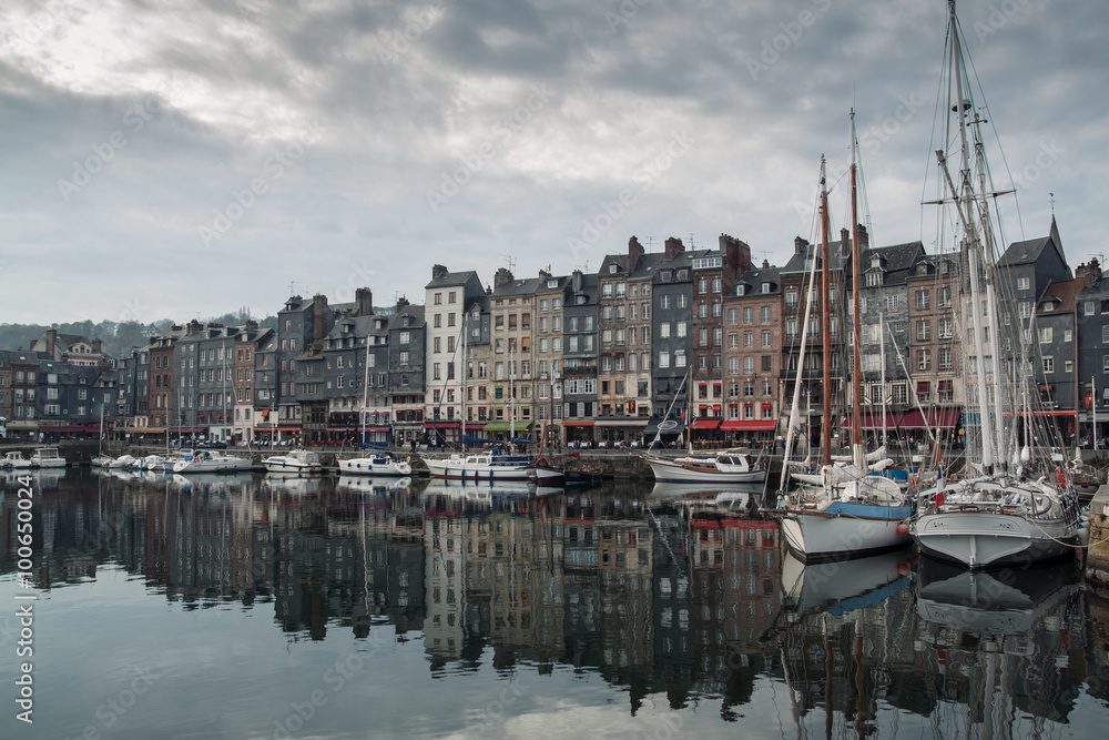cozy french Honfleur town