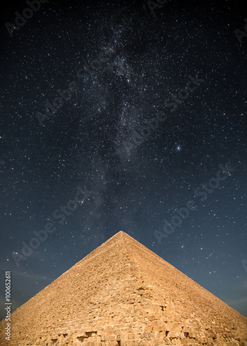 pyramids of the pharaohs in Giza