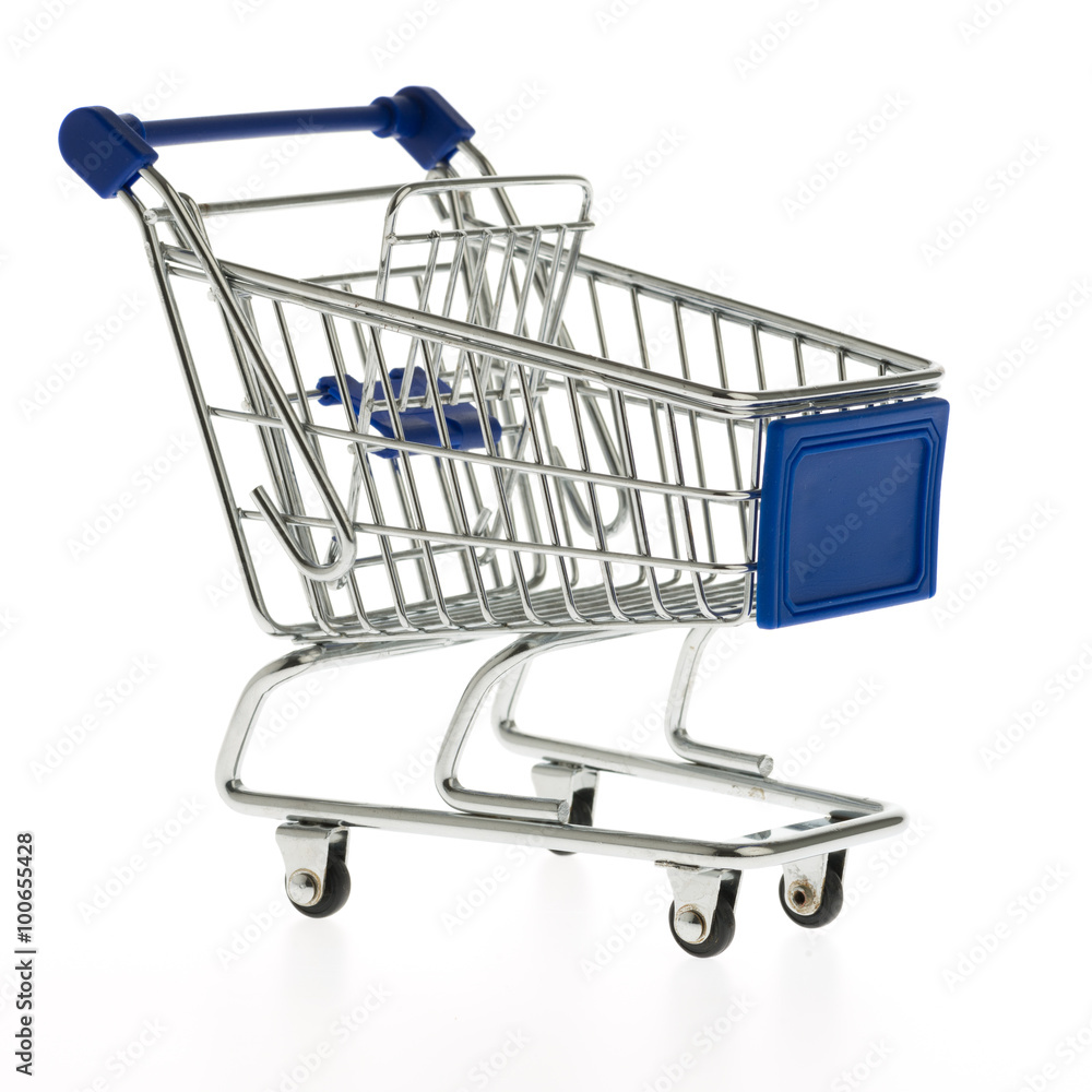 blue shopping cart blue shopping cart