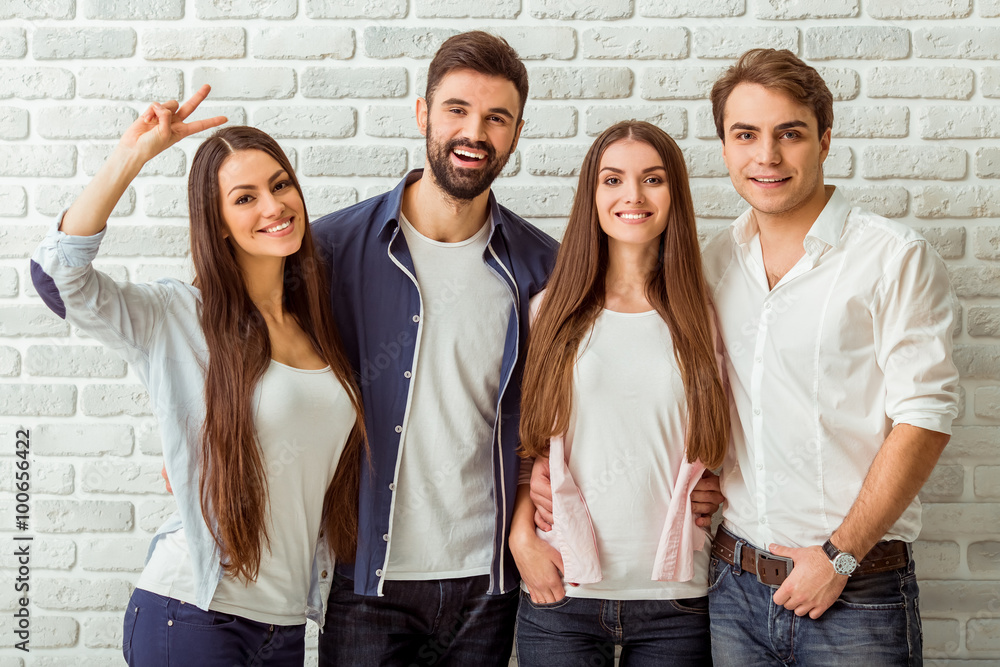 Fototapeta premium Group of young people