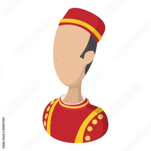 Bellboy cartoon icon