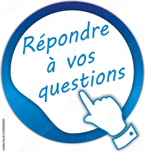 bouton répondre à vos questions