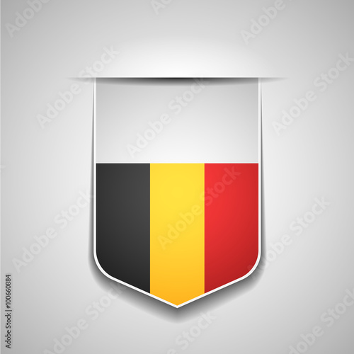 Belgium shield sign