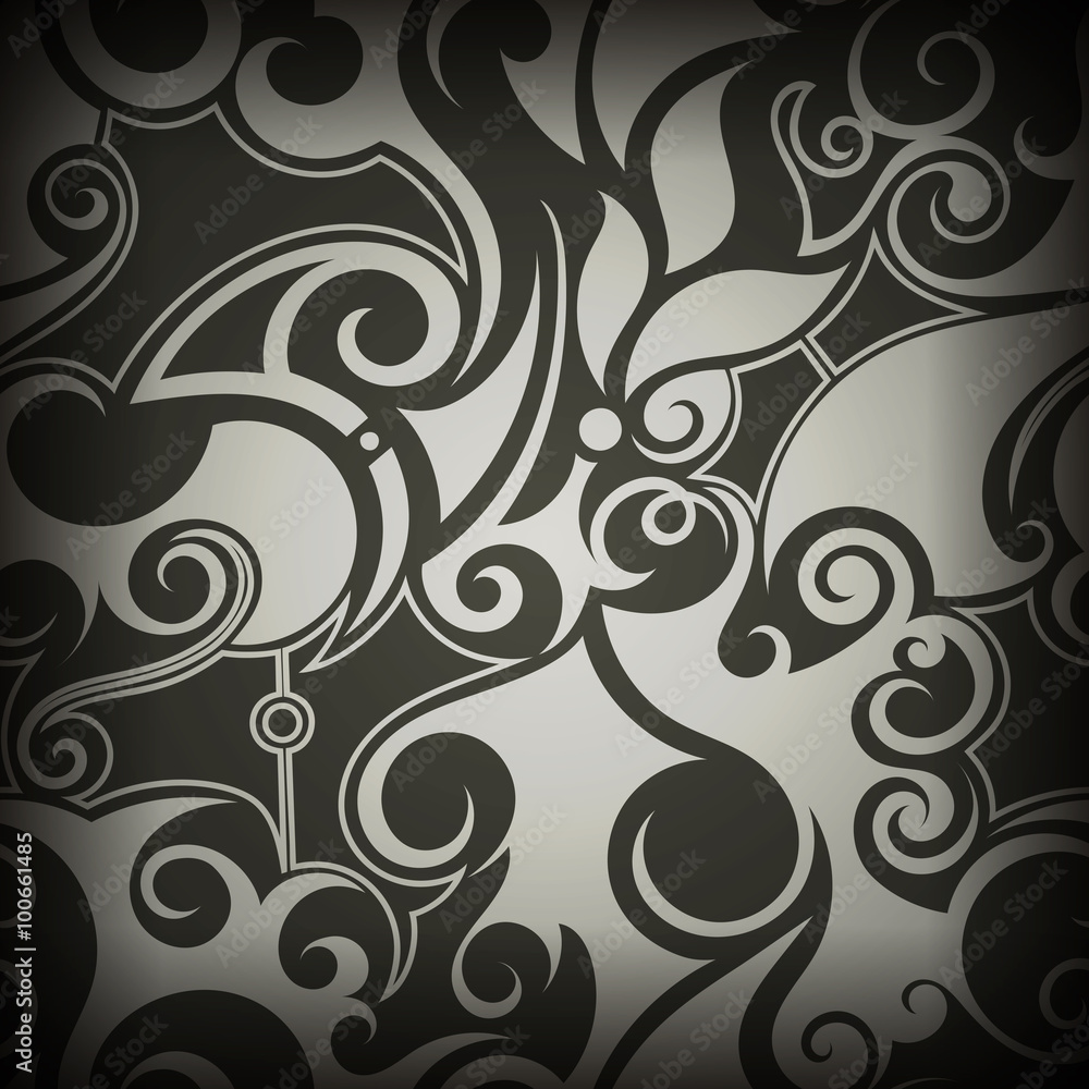 Beautiful seamless vector background.