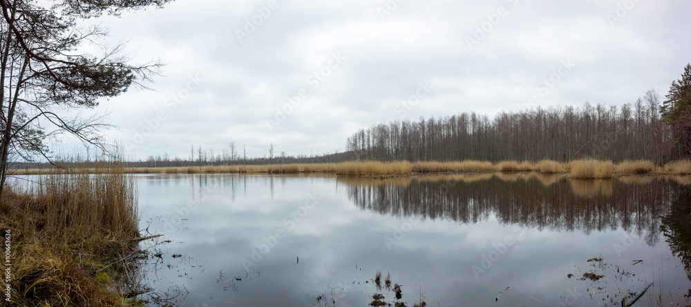 Slokas lake in Kemeri region