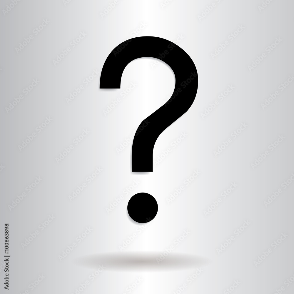 Question mark sign icon, vector illustration. Flat design style Question mark sign icon, vector illustration. Flat design style