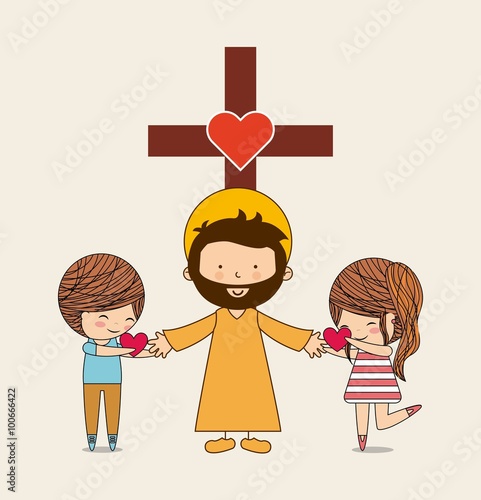 Catholic love design 