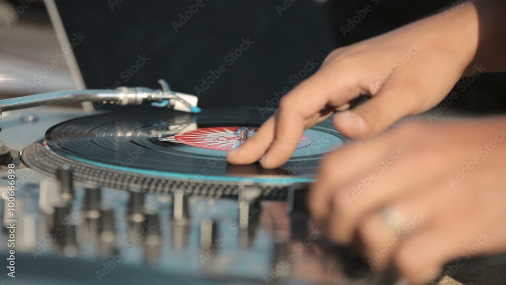 Hands Men Playing The Mixer Hands Men Playing The Mixer