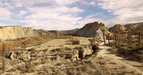 Sierra Alhamila, Desierto De Tabernas. Aerial shots in Andalusia, Spain. Native camera files