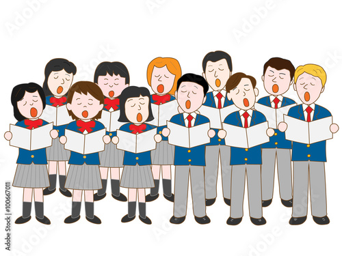 学生のコーラス