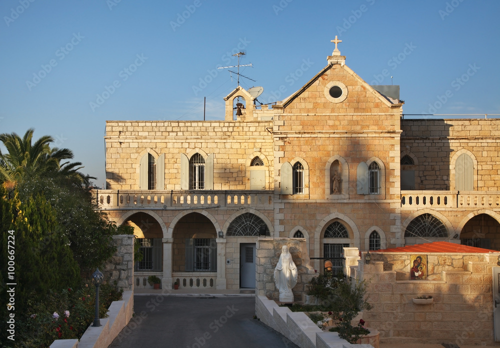 Church of Pilgrim Residence in Bethlehem. Palestinian territories. Israel