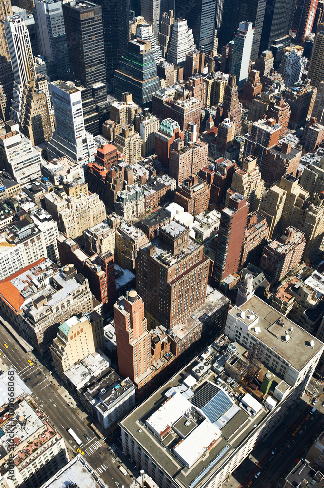 Fototapeta premium Cityscape view of Manhattan
