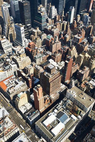 Cityscape view of Manhattan