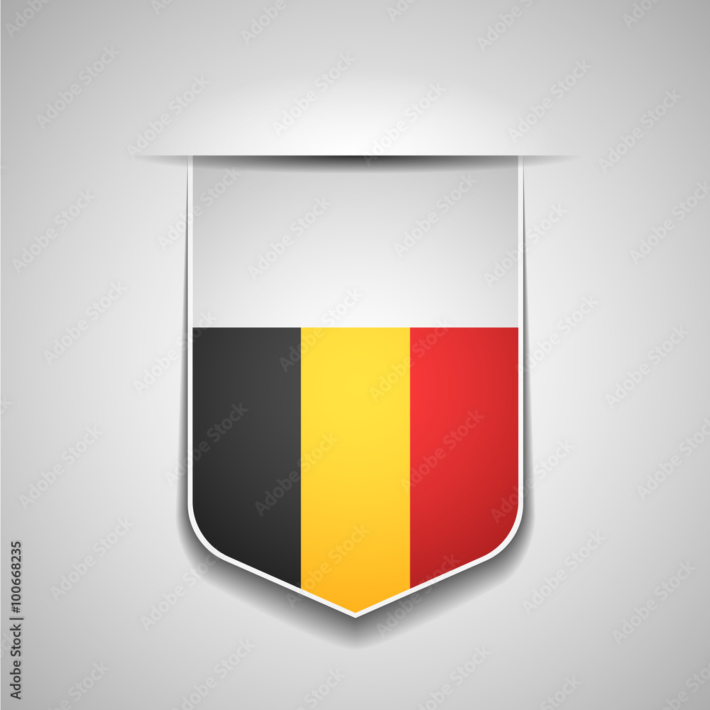 Fototapeta premium Belgium shield sign