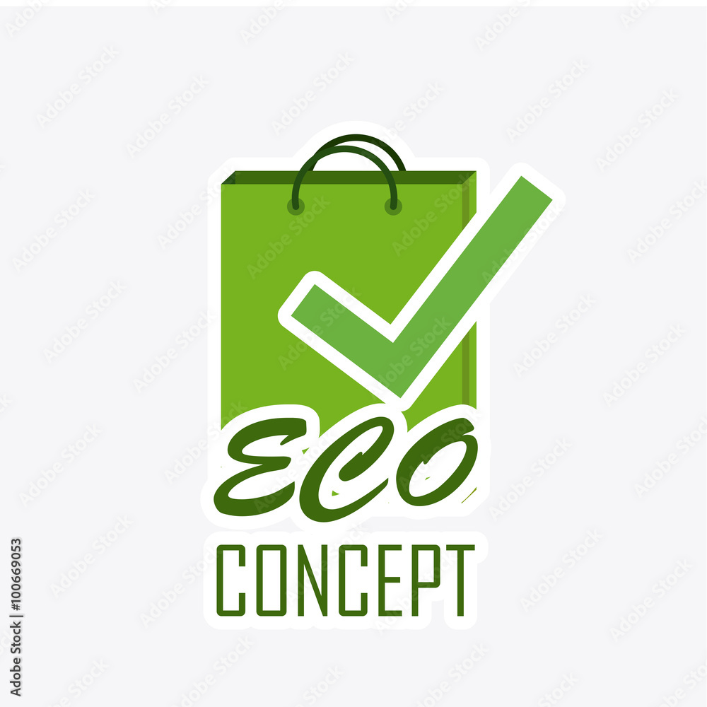 eco concept icons , vector design.