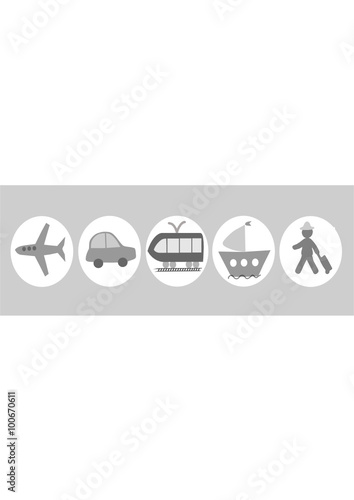 Travel icons